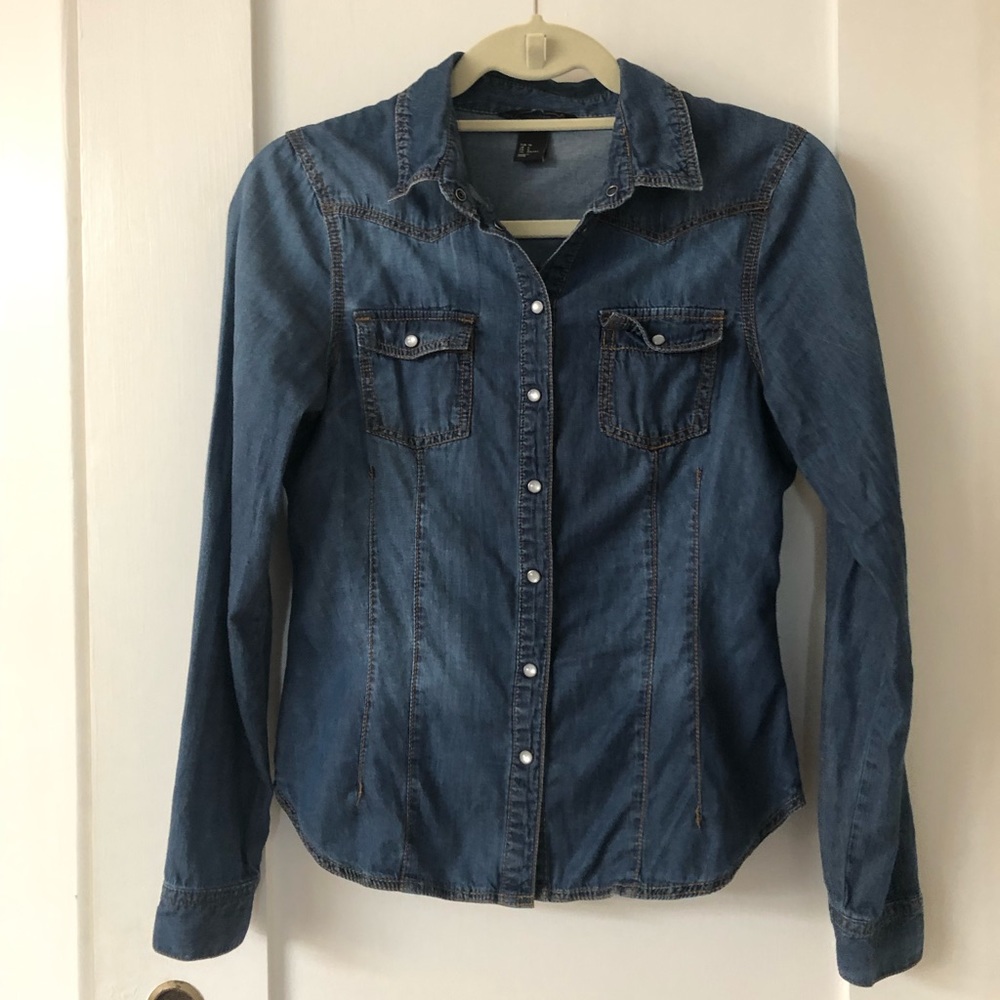 H&M Women's denim shirt